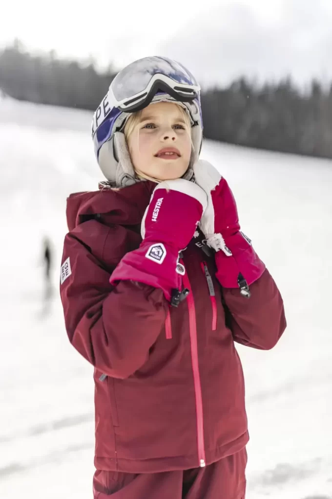 Army læder heliski juniorhandske