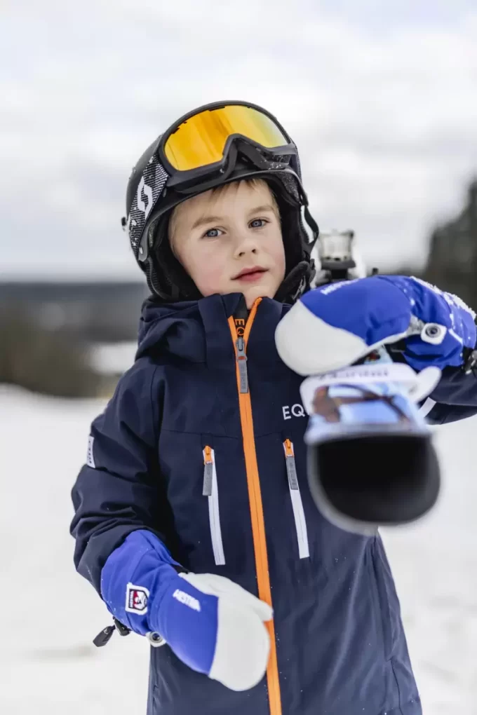 Army læder heliski juniorhandske