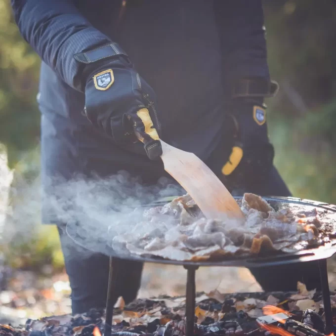 Army Læder Patruljehandske