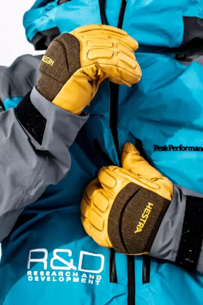 Army Læder Patruljehandske