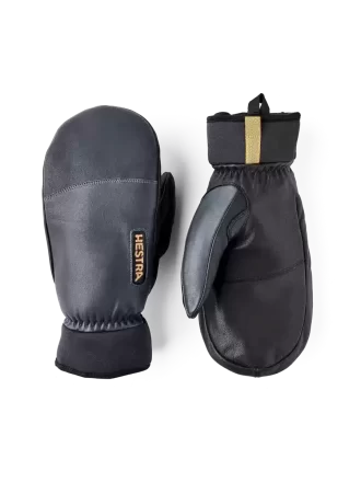 Army læder uld frotté handske