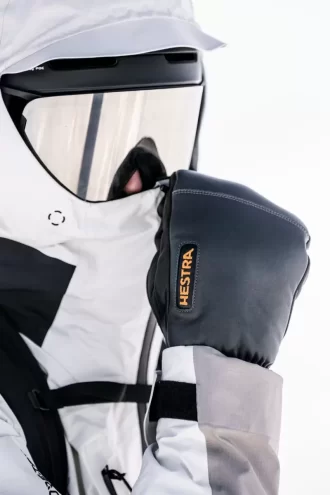 Army læder uld frotté handske