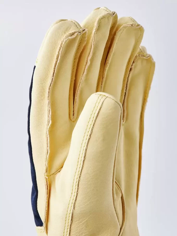 Army læder uld frotté handske