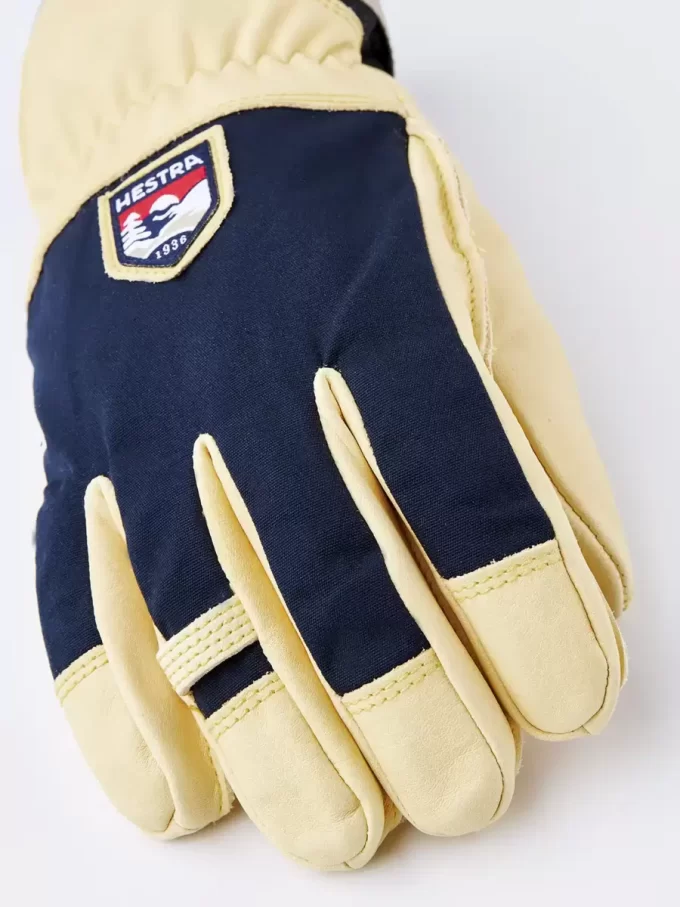 Army læder uld frotté handske