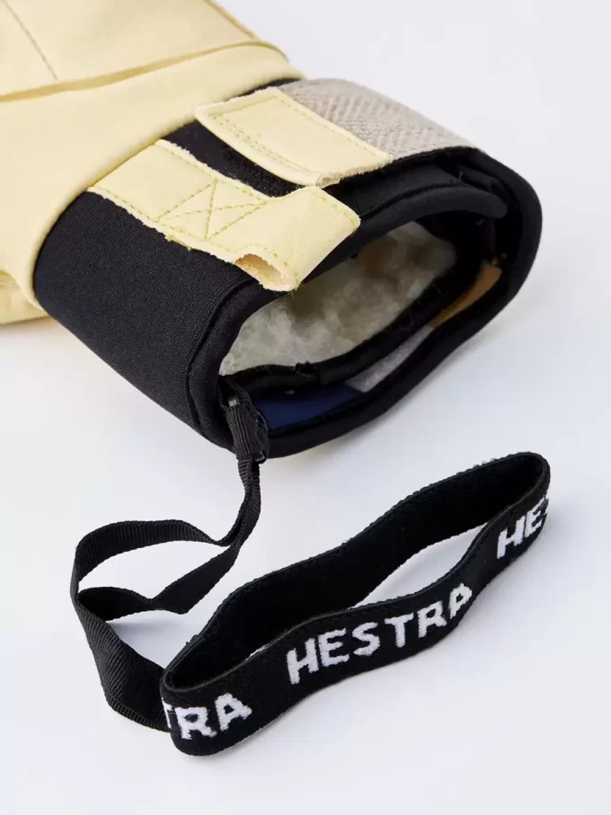 Army læder uld frotté handske