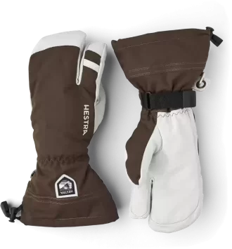 Army Leather Heli Ski 3-finger