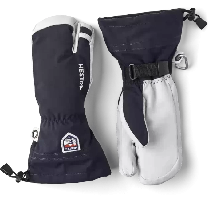 Army Leather Heli Ski 3-finger