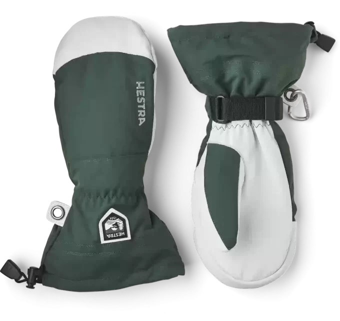 Heli-skihandske i læder fra Army