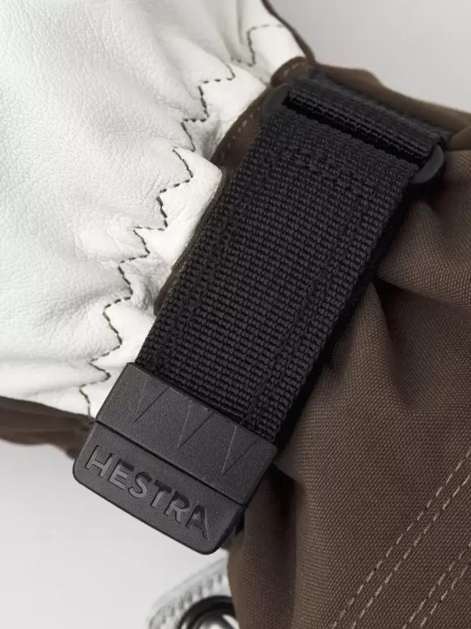 Heli-skihandske i læder fra Army