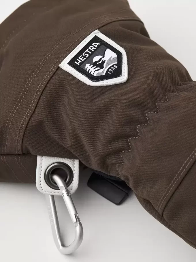 Heli-skihandske i læder fra Army