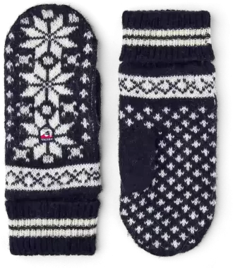 Hestra Boda Mitt Navy & offwhite