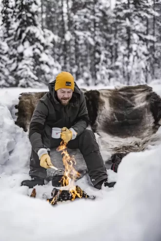 Hestra Skullman Naturbrun