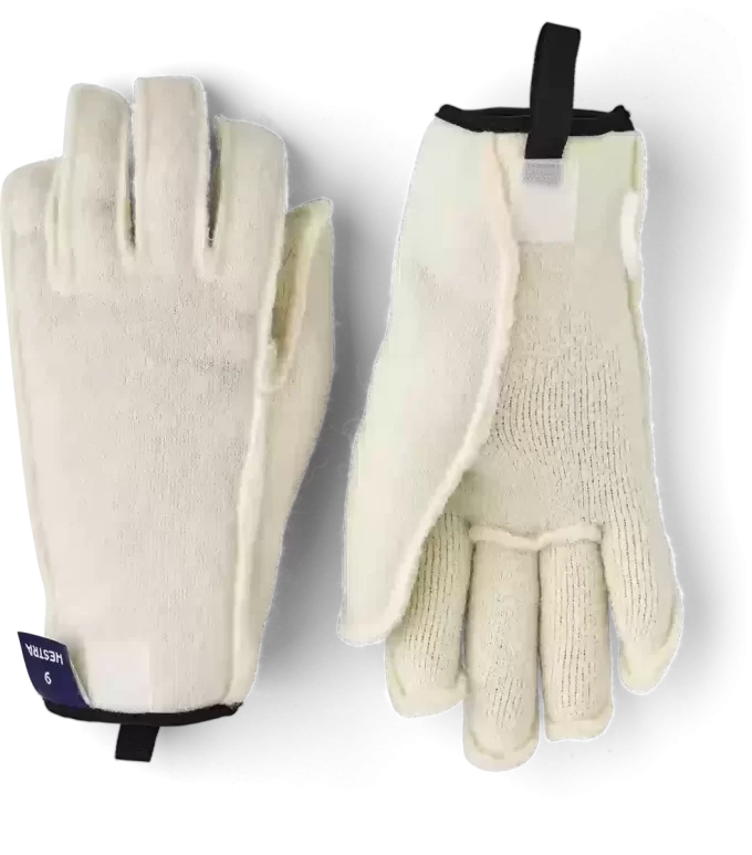 Uld-/frottéforing kort 5-finger Uld-/frottéforing kort 5-finger