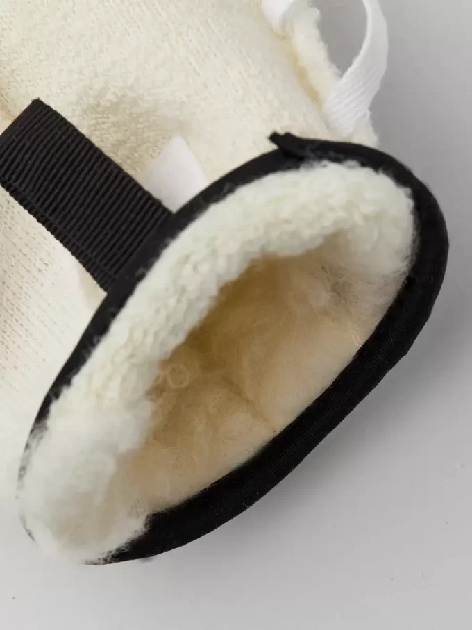 Uld-/frottéforing kort 5-finger Uld-/frottéforing kort 5-finger